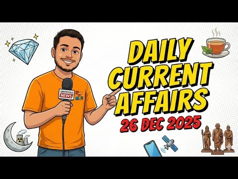 Is Your Tea Fake? New FSSAI Rules | India’s Diamond Win & Moon Nuclear Plant | Daily News Dec 26