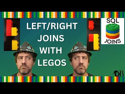 SQL Left/Right Joins Explained with Legos