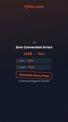 Number Base Converter: Binary, Hex, Decimal Instantly