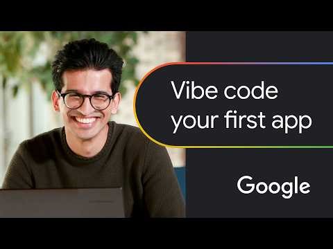 Vibe coding for beginners: Build an app to streamline decisions | Google AI Professional Certificate