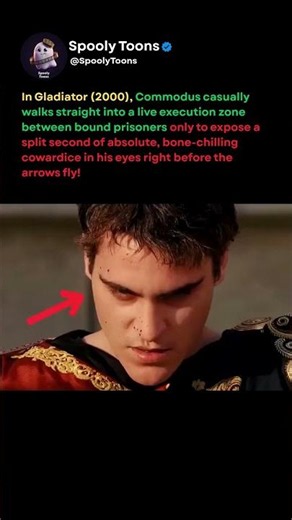 The Deleted Gladiator Scene Ridley Scott Cut Because It Exposed Commodus #Gladiator #shorts