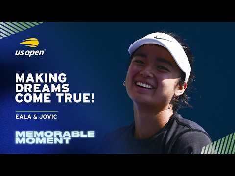 Alexandra Eala and Iva Jovic's HILARIOUS Rally Against Kid | Stars of the Open | 2026 US Open