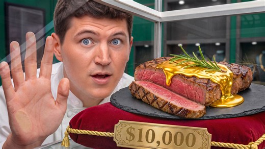 Comparó un filete de 1 dólar con uno de 10.000 dólares para descubrir qué compra realmente el dinero