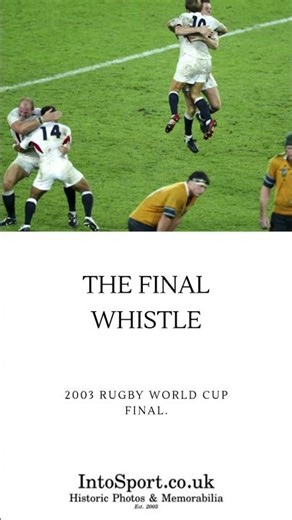 Memories of the 2003 Rugby Cup Final - England v Australia #englandrugby #2003worldcupfinal
