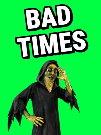 Pickle Sahur throws on a Scream-style cape and launches into the viral “Bad Times” trend to “Bad Times” by Imael Angel, turning the brainrot character into an overdramatic masked performer. The pointing, frustrated gestures, and confrontational little routine become even funnier when they are coming from Pickle Sahur wrapped in a flowing horror cape. The trend already plays like an exaggerated argument with the camera, so mixing it with a ridiculous brainrot character and Ghostface-inspired styl