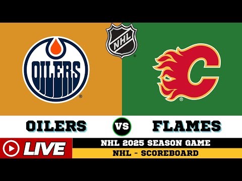 🔴LIVE : Edmonton Oilers Vs Calgary Flames | NHL 2025 | NHL Live SCOREBOARD | Dec 28 2025