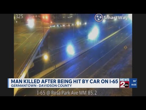 Man hit, killed by car on I-65