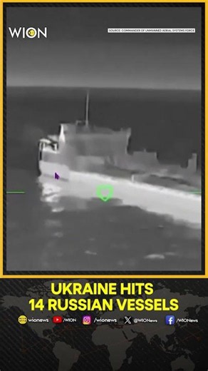 Russia-Ukraine War: Kyiv Says 14 Russian Vessels Were Hit | Russia- Ukraine Conflicts | Wion