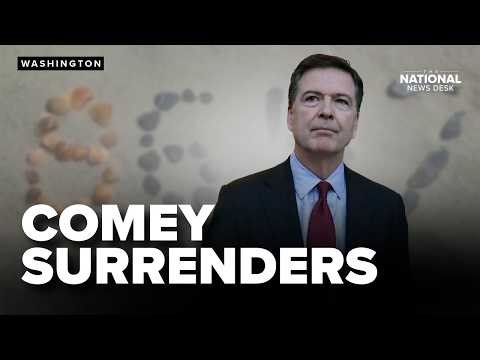 Former FBI Director Comey SURRENDERS after alleged threat against Trump