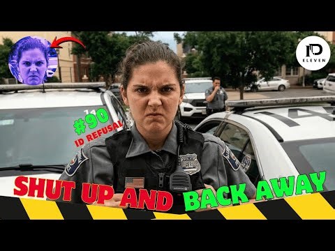 My Constitutional questions make police flee | ID Refusal #firstamendmentaudit #idrefusal