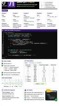 LeetCode #71 Simplify Path 🚀 | Stack Interview Trick Explained in Java #dsa #leetcode #coding