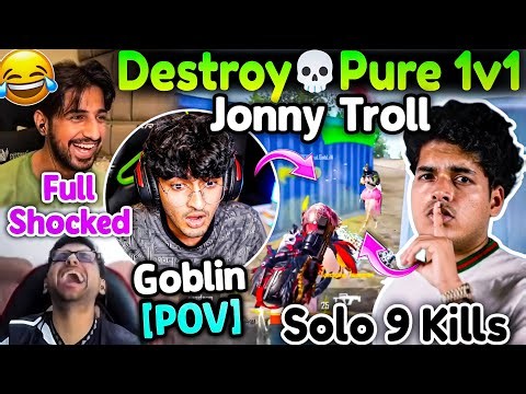 Jonathan vs Goblin Pure 1v1💀🔥Jonny Banter🤣 Owais Hector Full Shocked🤯