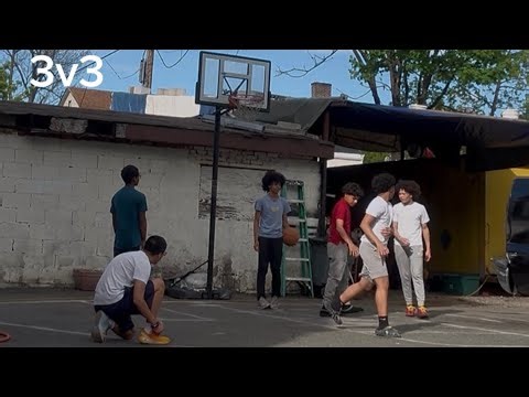 3V3 BASKETBALL WITH THE BOYS!| (lowlights👀)