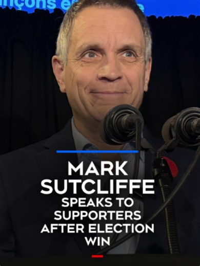 Mark Sutcliffe addresses supporters after winning re-election as Ottawa’s mayor. #OttawaElection #MarkSutcliffe #OttawaVotes #CTVOttawa
