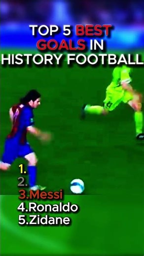 TOP 5 BEST GOALS in History Football! ⚽👌 #shorts