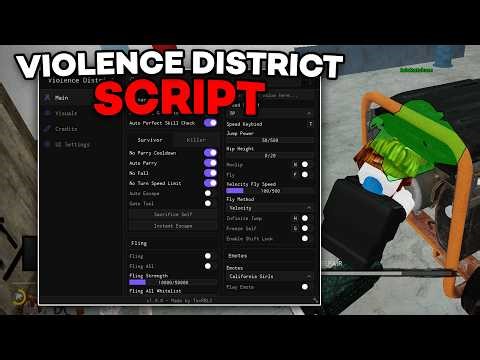 [FREE] Violence District Script | Auto Fix Generator, Auto Escape, Player ESP | PC & MOBILE