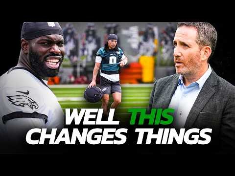 Things just took an INTERESTING turn at Eagles camp… Jalen Carter dominates + Veteran WR shines!