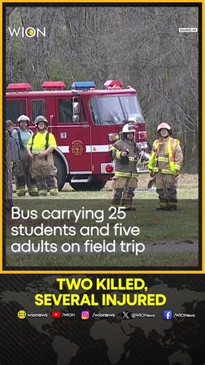 USA: School Bus Crash In Tennessee Kills Two Students, Several Injured | WION