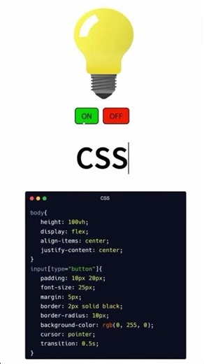 💡✨ Ultimate Glowing Bulb Animation using HTML, CSS & JavaScript ⚡🌙🔥