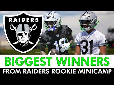Las Vegas Raiders Rookie Minicamp Biggest Winners In 2026
