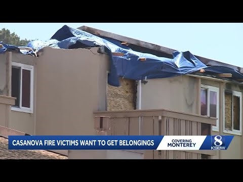 Monterey tenants displaced by fire struggle to access belongings 2 months later