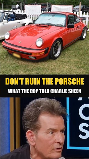 Charlie Sheen Hit 161 in His Porsche. The Cop Cared About the Car #carculture #supercars #carstory