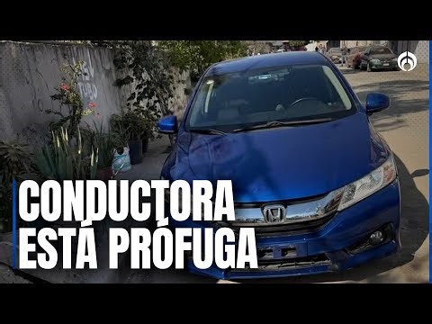 Revelan nuevo video de motociclista que fue arrastrado por auto en Iztapalapa