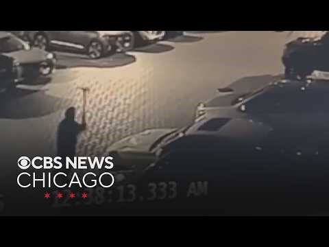 Chicago firefighters' personal cars damaged by man with axe