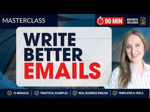 FREE Business English Masterclass | Write Professional Emails & Reports (90 Min)