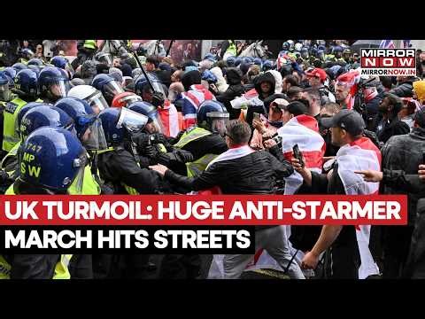 Britain In Chaos? Anti-Starmer March Explodes As Tommy Robinson Calls For ‘Battle Of Britain’
