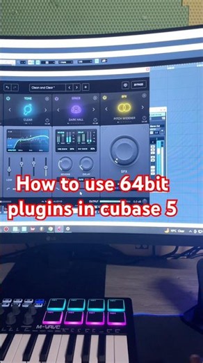 What your can do so that you can use 64bit plugins in cubase 5 #wavetable #cubasis