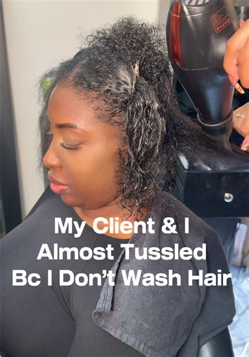 Houston ponytail progress: progressive roots to finished look