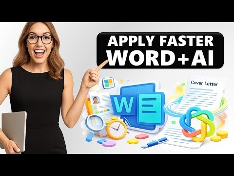 Speed Up Job Applications: WORD + CHATGPT AI Cover Letter Workflow