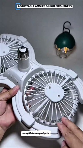 The Ultimate 2-in-1 Ceiling Fan & LED Socket Light! 💡💨