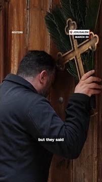 Israel blocks church leaders from Palm Sunday Mass site