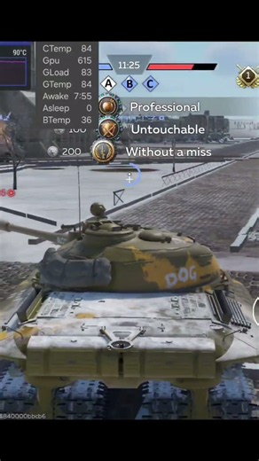 War Thunder Mobile - NINJA UFO Tank! - Stuck Between Two Tanks! - Positioning Matters!