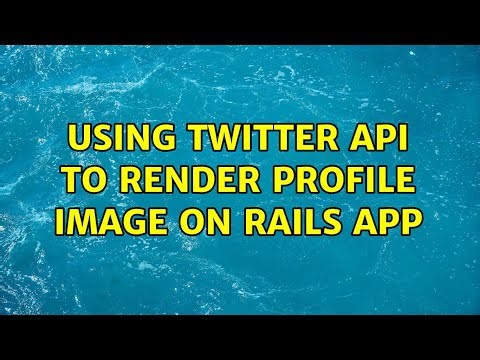 Using Twitter api to render profile image on rails app
