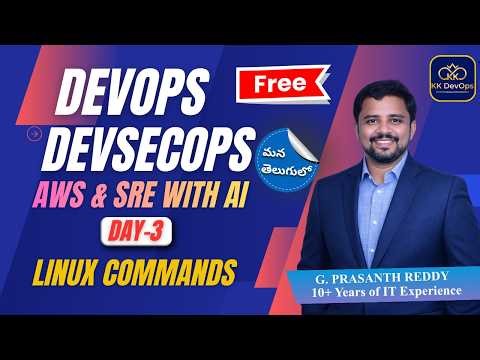 Day 3 – DevSecOps with AWS & SRE – Batch 9 | 2026 | KK Funda DevOps | Prasanth Reddy