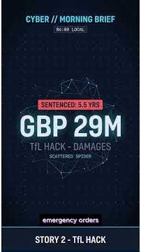 July 18, 2026: TfL Hack & Patch Orders #breaking #tech