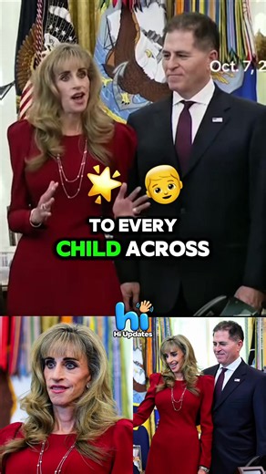 Susan Dell, wife of billionaire Dell Technologies CEO Michael Dell, has sparked a social media frenzy following her appearance alongside President Donald Trump at the White House on Wednesday, October 7. While the event focused on a $6.25 billion pledge to support children’s investment accounts, online attention quickly shifted to Susan’s facial expressions and appearance, leaving social media users buzzing with reactions and speculation. 👀🔥 #SusanDell #DonaldTrump #MichaelDell #ViralNews #HiU