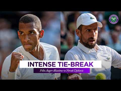 Full THRILLING tie-break! 😱 | Felix Auger-Aliassime vs Novak Djokovic | Wimbledon 2026
