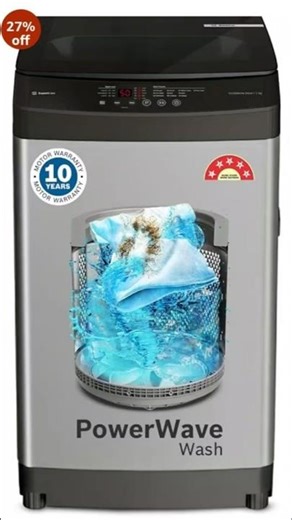 Bosch 7 kg 5 Star Fully Automatic Top Loading Washing Machine (WOE70AH0IN, PowerWave Wash & in