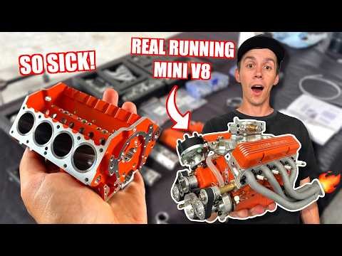 I Built a REAL Miniature V8 Engine!
