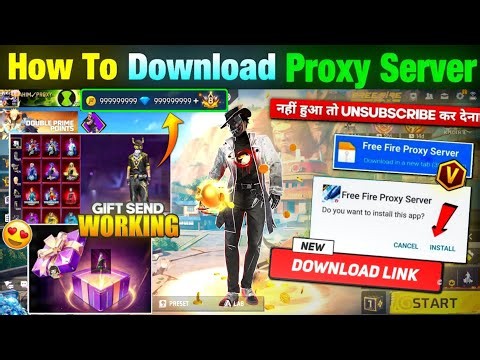 HOW TO DOWNLOAD OB55 PROXY SERVER IN FREE FIRE, HOW TO USE PROXY SERVER IN FREEFIRE, FF PROXY SERVER