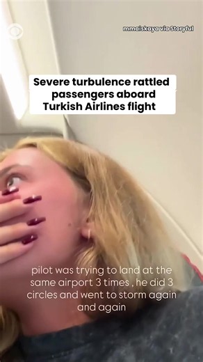 Severe turbulence rattled passengers aboard a Turkish Airlines flight from Istanbul to Tunisia on Thursday, September 10. Passengers can be heard screaming as the plane circled land due to bad weather. The flight was diverted, and pilots were able to safely land, the social media user who captured the video said. #aviation #travel #turkey #tunisia #plane