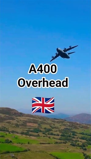 Royal Air Force A400 Atlas Appears In The Mach Loop 😀