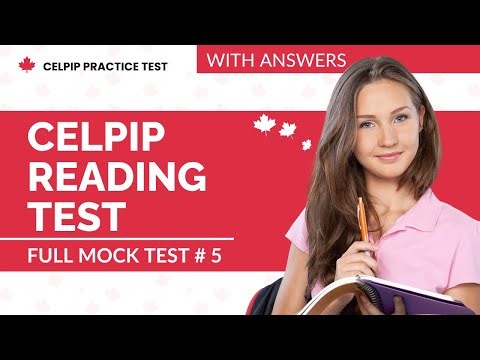 CELPIP Practice Reading Test with Answers Full Mock Test # 5 FINAL