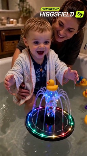 This LED Bath Fountain Turned Bath Time into a Spa Experience ✨🛁