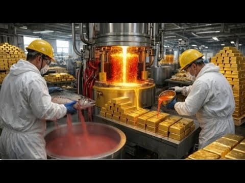 Inside the Fish Gold Factory: How Japanese Scientists Extract Gold From Salmon Blood (Full Process)
