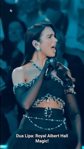 Dua Lipa + Orchestra = Pure Magic! ✨ Be The One Live #DuaLipa #Concert #RoyalAlbertHall